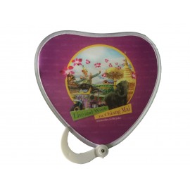 Customized Pop Up Foldable Heart Shape Hand Fan  Customized Pop Up Foldable Heart Shape Hand Fan