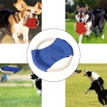 Logo Branded Rugged Dog Chew Rope Flyer - Durable & Fun Pet Toy