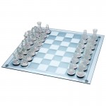 Logo Branded 33 Piece Glass Chess Set