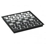 Custom Magnetic Checkers Set -Travel Size