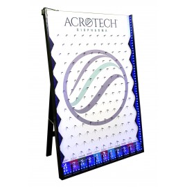 48" x 72" Custom printed Drop A Puck game with Logo