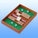 Promotional 9" Shut The Box Dice Game (Screen Printed)