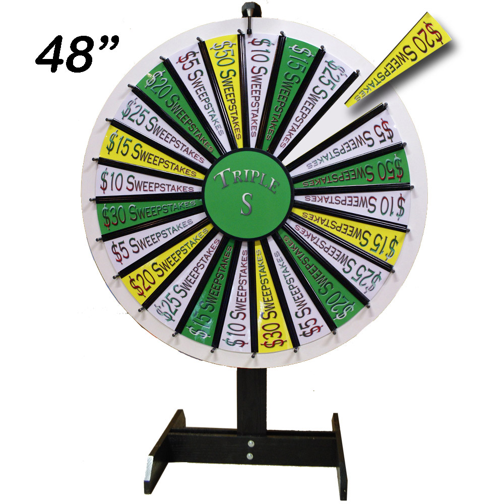 Customized 48 Inch Insert Your Graphics Prize Wheel