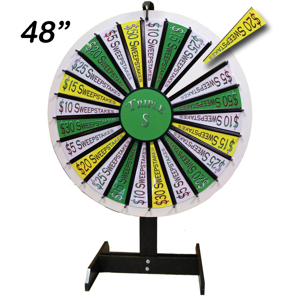Custom 48 Inch Insert Your Graphics Prize Wheel Custom 48 Inch Insert Your Graphics Prize Wheel