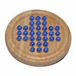 Customized Wood Solitaire Game