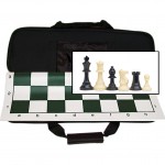 Promotional Tournament Chess Set w/ Canvas Bag