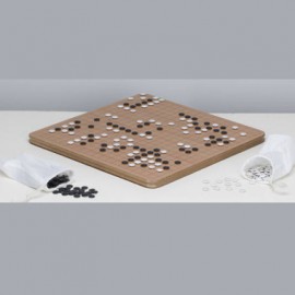 Standard Wooden Go Game (14") with Logo