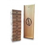 Promotional Tumbling Tower Game in Wooden Box (12 Inch when Packaged)