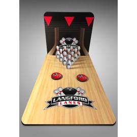 Logo Branded Table Top Bowling Game (18" deep/long x 12" wide)  Logo Branded Table Top Bowling Game (18" deep/long x 12" wide)