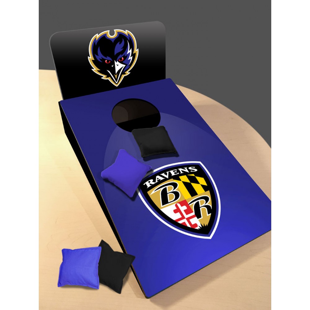 Customized Table Top Corn Hole Game (18" deep/long x 12" wide)