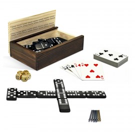 Customized 10-in-1 Combination Set - Dominoes and More!