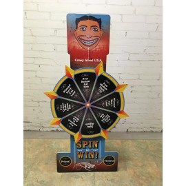 Customized Table Top Spinning Wheel Game 35-18 (35" high, 18" diameter wheel)