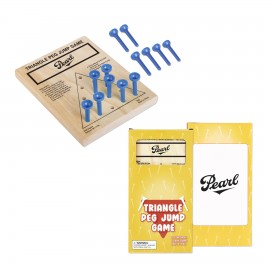 Personalized Wooden Triangle Jump Peg Game