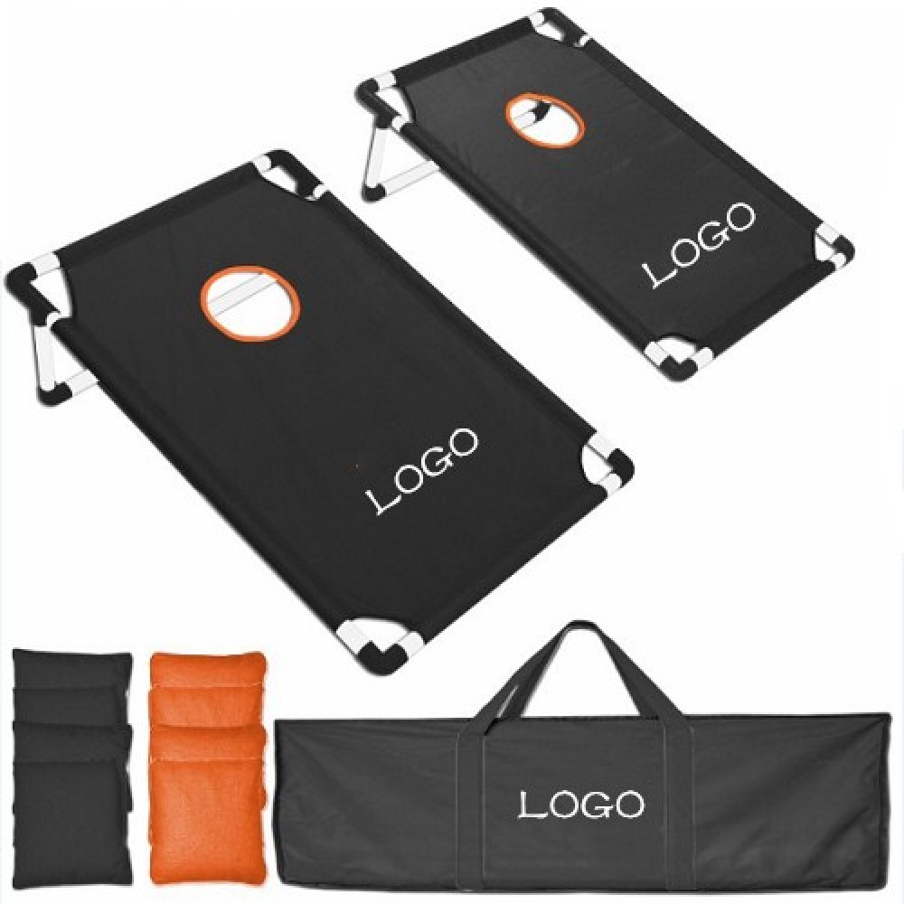 Bean Bag Game Board w/8 Bean Bags Set Custom Imprinted Bean Bag Game Board w/8 Bean Bags Set Custom Imprinted
