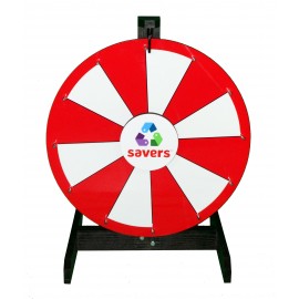 24 Inch Dry Erase Prize Wheel with Logo