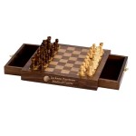 Custom 10" Walnut Magnetic Chess Set Box