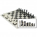 Customized Roll-up Travel Chess Set in Carry Tube w/ Shoulder Strap
