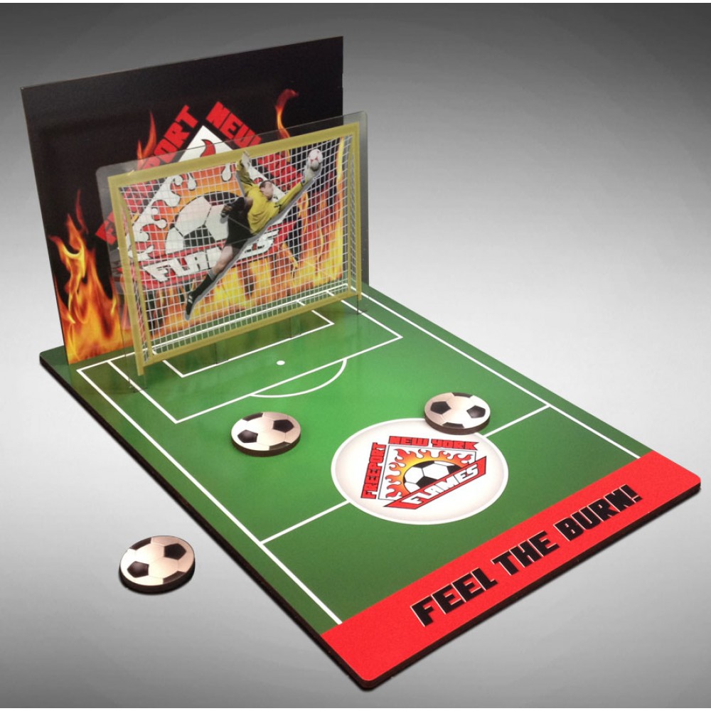 Table Top Soccer Game (18" deep/long x 12" wide) with Logo