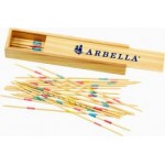 Pick-Up Sticks in Wooden Box with Logo