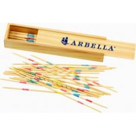 Personalized Pick-Up Sticks in Wooden Box