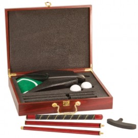 Customized Rosewood Finish Executive Golf Set ( SCREEN PRINT )