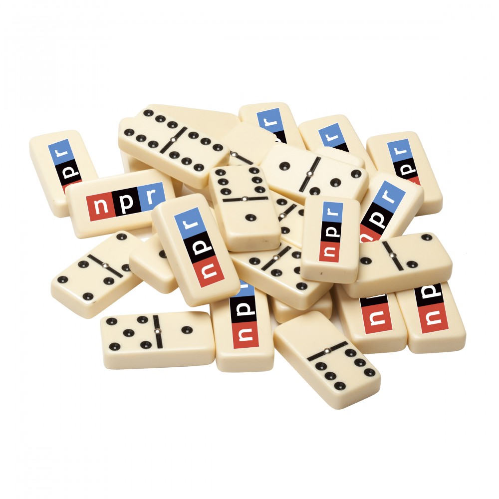 Promotional Double 6 Dominoes with Spinners Promotional Double 6 Dominoes with Spinners