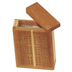 Promotional 2-Track Travel Wood Cribbage Game