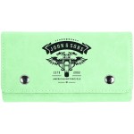 Teal 2 Card Leatherette w/5 Dice Set Custom Imprinted