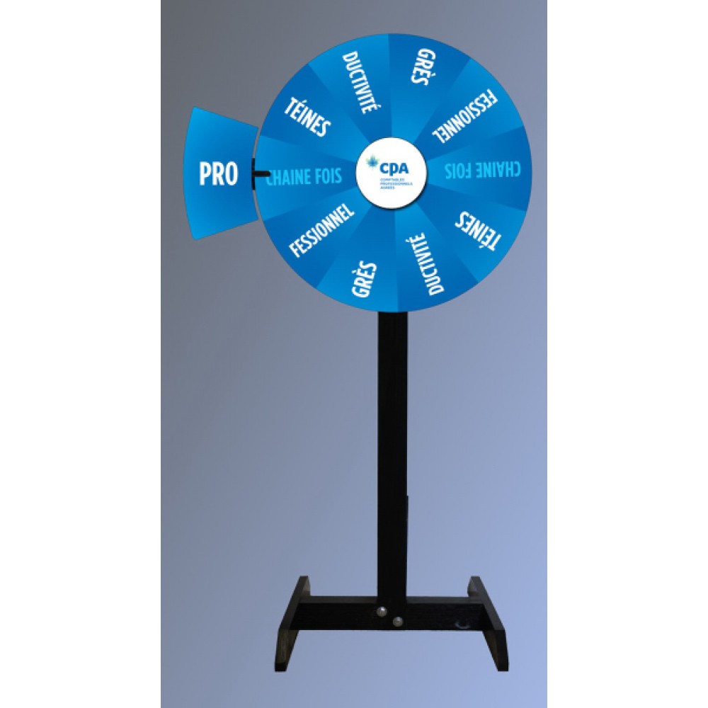 Customized 24 Inch Prize Wheel with winner sign Customized 24 Inch Prize Wheel with winner sign