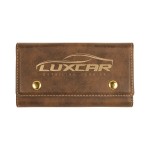 Customized Rustic/Gold Leatherette Card & Dice Set