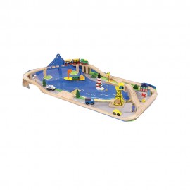 80 PC Ocean Train Set in Plastic Tub. with Logo