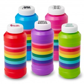 Logo Branded 8 oz. Pride Bubbles Imprinted on Cap  Logo Branded 8 oz. Pride Bubbles Imprinted on Cap