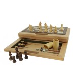 Customized 3-in-1 Camphor Wood Combination Set w/ Folding Board