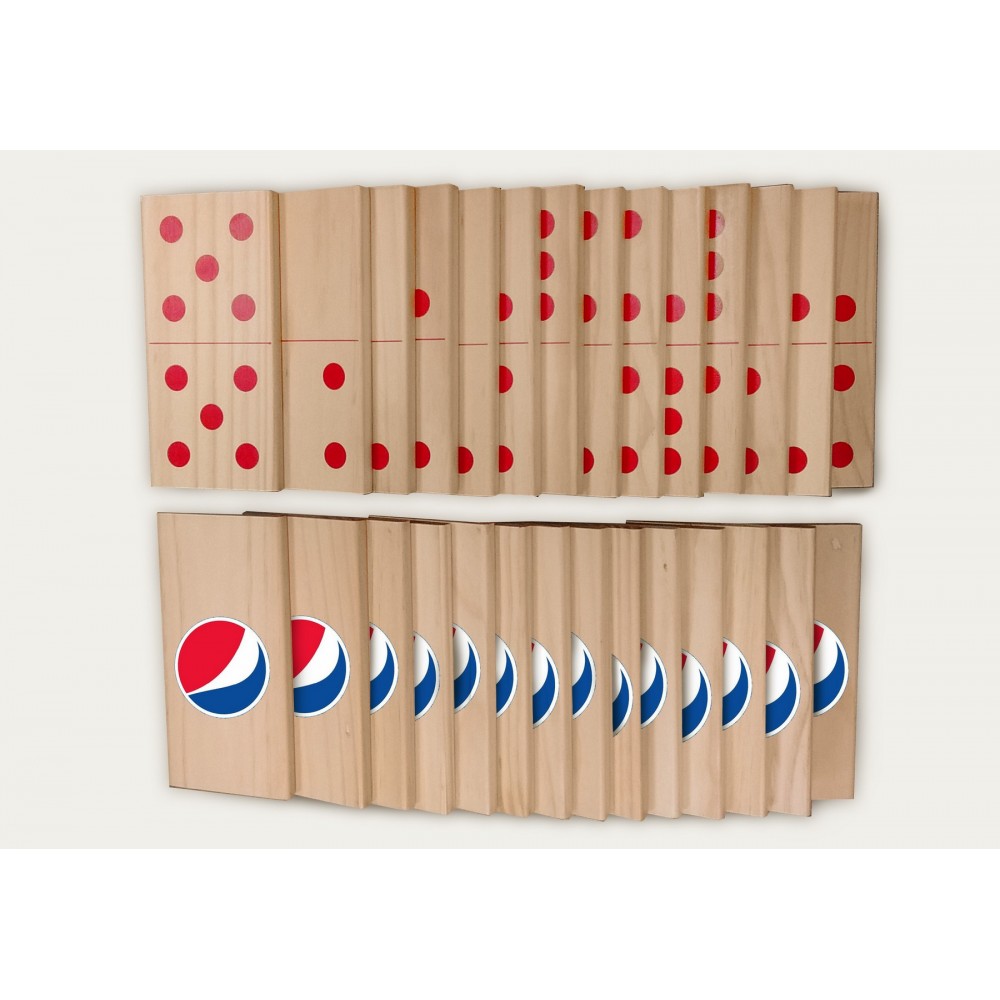 Giant Custom Branded Dominos 28 Game Pieces Game Logo Branded Giant Custom Branded Dominos 28 Game Pieces Game Logo Branded