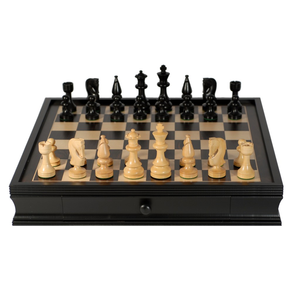 Promotional Grand Russian Chess Set with Storage Drawers Promotional Grand Russian Chess Set with Storage Drawers