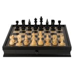Promotional Grand Russian Chess Set with Storage Drawers