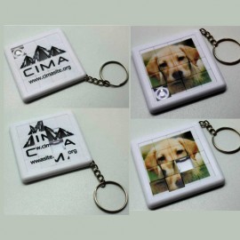 Handheld Classic Puzzle Game Key Chain (Screen) with Logo