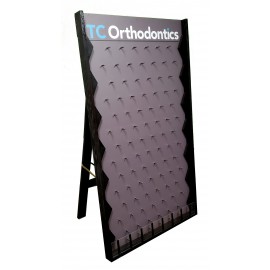 60" Custom printed Drop A Puck game with Logo