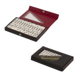 Double 6 Professional Dominoes Set w/ Spinners with Logo