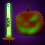 Green Glow Pumpkin Light with Logo