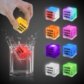 1 3/8" Lited Ice Cube(Pad Printed) with Logo