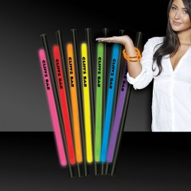 Logo Branded 9" Variety Pack Deluxe Glow Straw & Bracelet