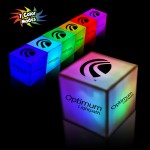 LED Color Morphing Cube with Logo