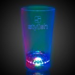 16 Oz. Laser Engraved Multi-Color Light-Up Pint Glass with Logo