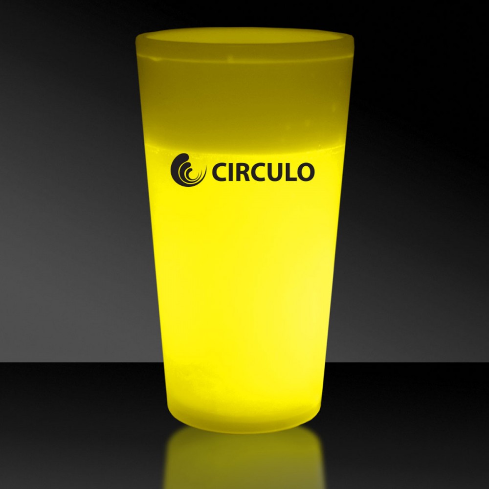 Promotional 12 Oz. Yellow Glow Cup