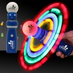8" Light-Up Galaxy Spinner Wand with Logo
