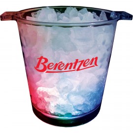 200 Oz. Light-Up Styrene Ice Bucket with Logo