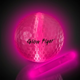 Customized Pink Glow Flyer Golf Ball Replacement Mini Glow Sticks