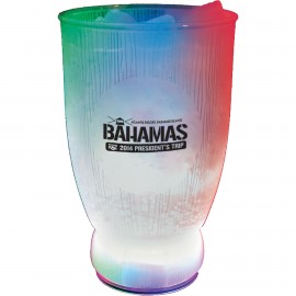 Customized 18 Oz. Plastic 3-Light Coconut Tumbler  Customized 18 Oz. Plastic 3-Light Coconut Tumbler