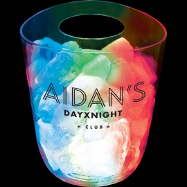 Customized 125 Oz. Light-Up Styrene Champagne Bucket  Customized 125 Oz. Light-Up Styrene Champagne Bucket